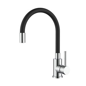 Stainless Steel Chrome Kitchen Faucet with Pulldown Spray