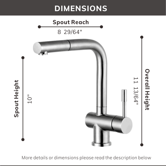 SS Pull Out Kitchen Faucet