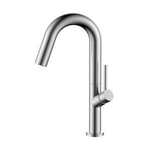 Stainless steel single hole kitchen bar faucet