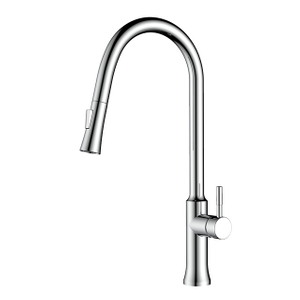 Modern Chrome Stainless Steel Pull Out Kitchen Faucet