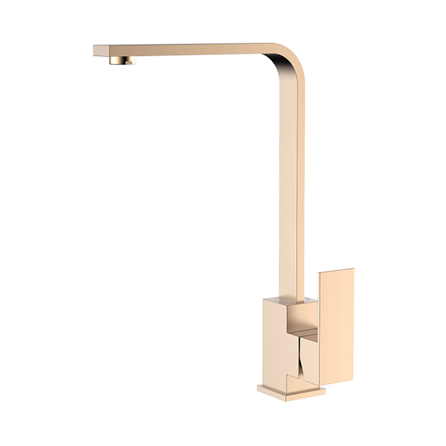 SUS304 stainless steel rose gold kitchen faucet