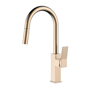 Rose Gold Stainless Steel Kitchen Tap with Pull Out Spray