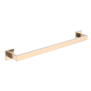 Bathroom wall mounted rose gold square towel bar