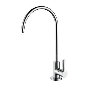 Stainless steel chrome cold water filter tap