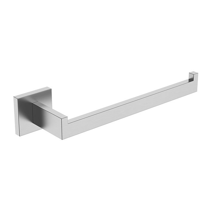 Wall mounted stainless steel satin bathroom hand towel holder