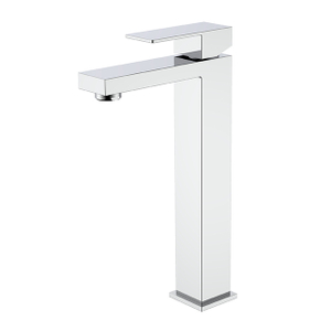 Chrome stainless steel vessel sink faucet