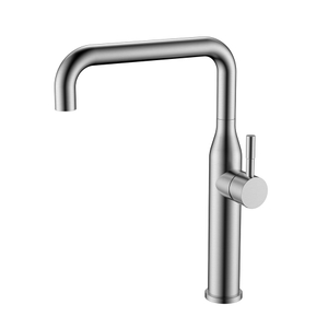 U shape stainless steel tall bathroom basin tap