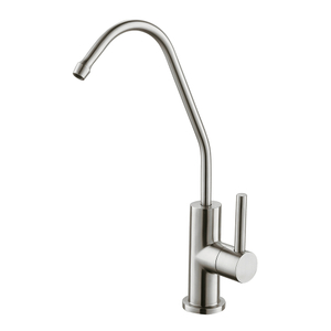 Stainless steel single handle water filtration faucet