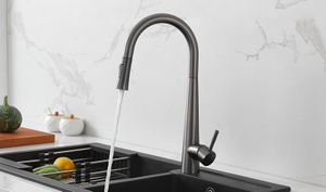 solid stainless steel kitchen faucets